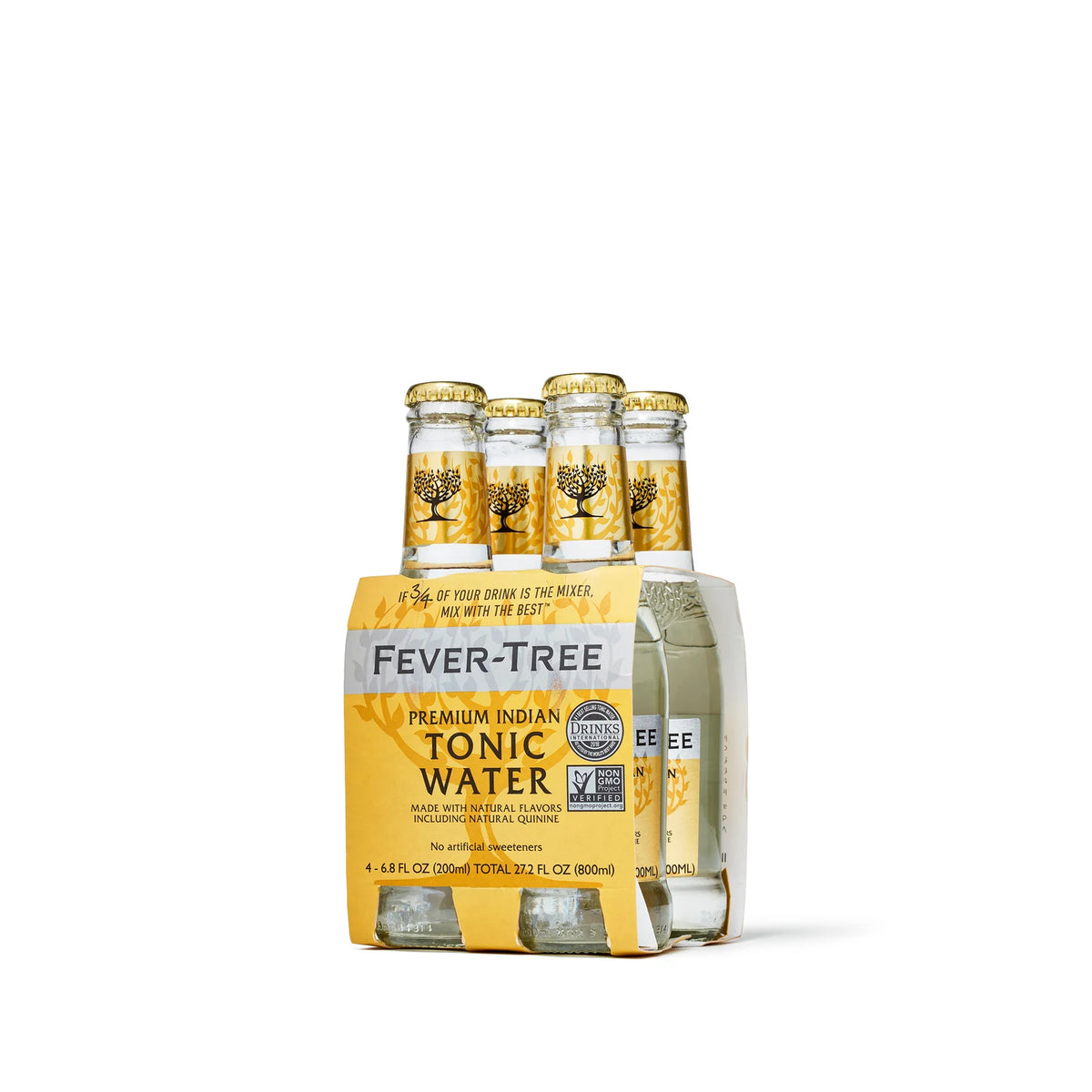 FEVER TREE INDIAN TONIC x4 PACK CleanCo USA